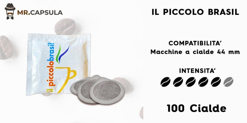 il piccolo brasil cialde caffè compatibili sistemi 44 mm